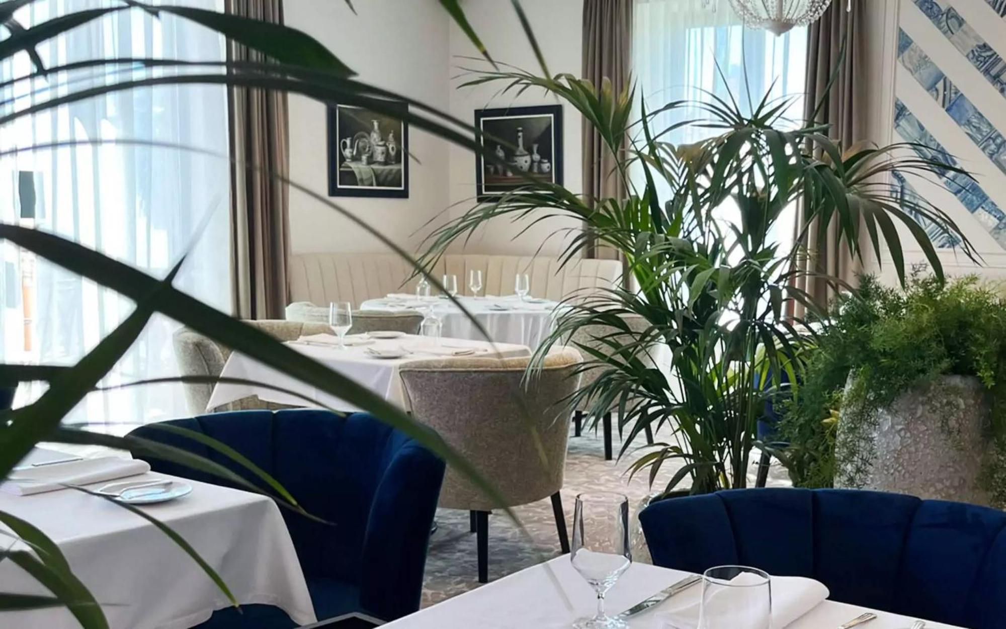 Grande Real Villa Italia Hotel & Spa 카스카이스 외부 사진 Restaurant interior